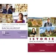 Pachet Bacalaureat Limba si literatura romana 72 teste si Istorie 65 de teste