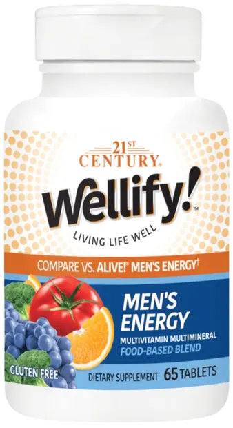 Wellify Men's Energy Multivitamin, 65 tablete, 21st Century