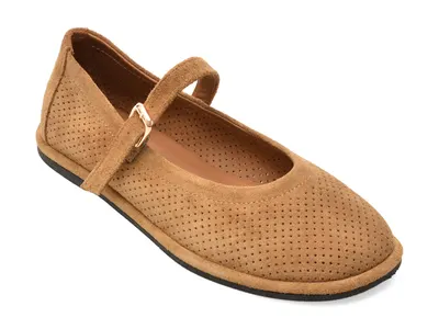 Balerini EPICA maro, 2856301, din piele intoarsa