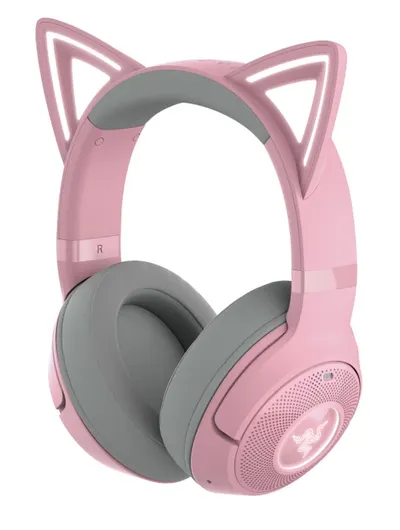 Căști gaming Razer - Kraken Kitty BT V2, fără fir, Quartz Ed.