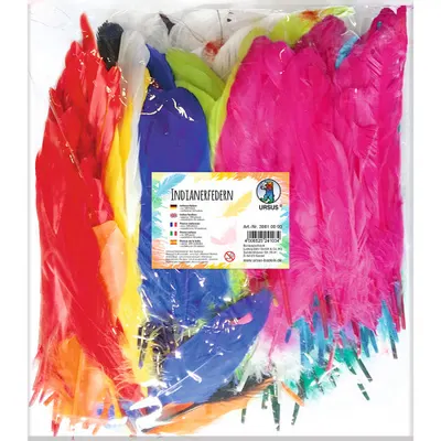 Set de 300 de pene naturale intens colorate