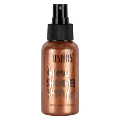 Iluminator de corp, Ushas, Glow Shimmer Spray, 04, 80 ml