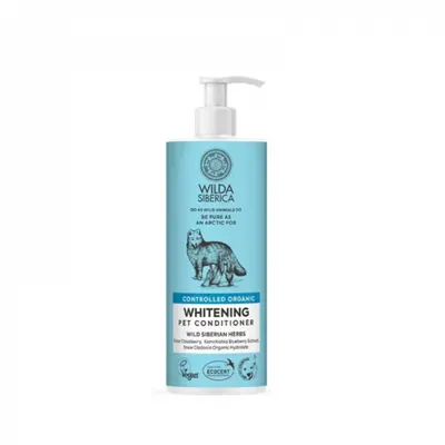 Balsam pentru caini pisici Wilda Siberica Whitening albire 400 ml