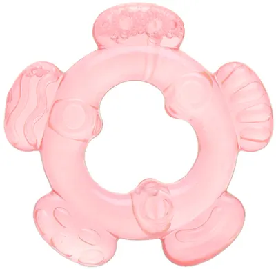 Inel gingival Lorelli Baby Care - Floare, Shell pink
