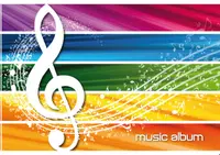 Caiet de muzica A5, 16 file Blasetti - Colorat