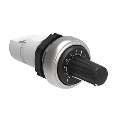 Potentiometru Ø22mm Platinum Series, With Graduated Scale 50kohm