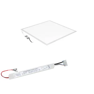 Pachet Panel LED Andromeda 60x60cm 50W 5000lm 3CCT si Kit de emergenta LED