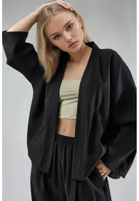 Kimono negrudwqfwq - Negru