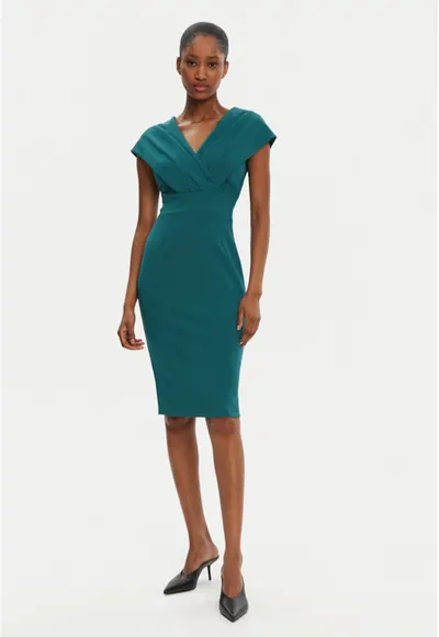 Rochie dama - 305266200 - Poliester - Verde - Verde