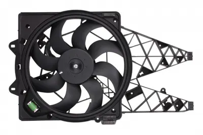 Ventilator radiator (cu carcasa) potrivit FIAT DOBLO, DOBLO CARGO, DUCATO 1.3D-2.0D 01.10