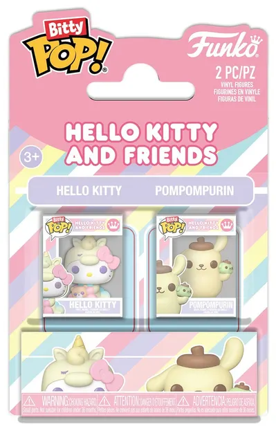 Set figurine Funko Bitty POP! Animation: Sanrio - Hello Kitty și Pompompurrin