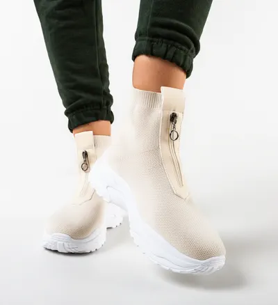 Sneakers dama Eshan Bej