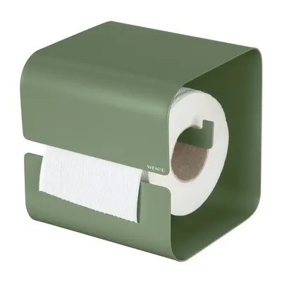 Suport pentru hârtie igienică verde autoadeziv cu Turbo-Loc din oțel Lizan – Wenko