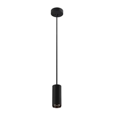 Lampa suspendata, lustra NUMINOS S Pendant, black Indoor LED pendant light black/black 3000K 60°