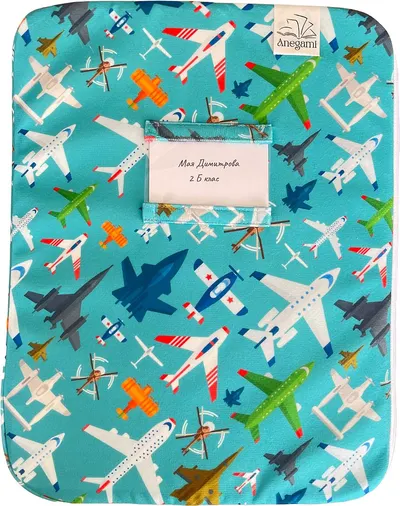 Dosar textil pentru manuale Anegami - Avioane