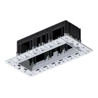 Modena 3 Module Recessed Box Without Frame