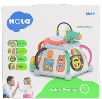 Jucărie Hola Toys - Centrul de activități, Piramidă