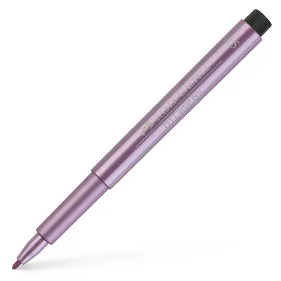 Marker Faber-Castell Pitt Artist - Rubiniu metalic, 1.5 mm