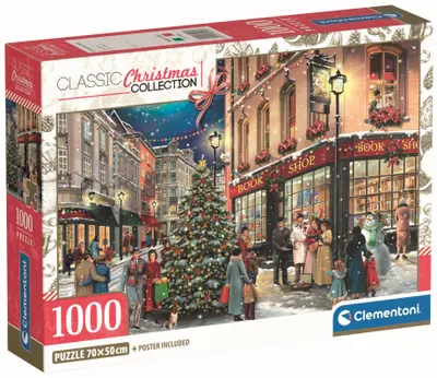 Puzzle Clementoni din 1000 piese - Plimbare de Crăciun