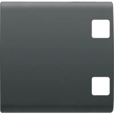 Tasta buton pentru PUSH-BUTTON PANEL - se completeaza cu 2 lentila - 2 module - NEGRU - CHORUS