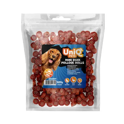 Mini rolls rata 60 % - cod 30 % Uniq 500 g