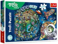 Puzzle Trefl cu 100 de piese - Trefl în spațiu