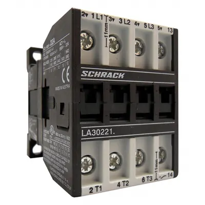 Contactor 3-poli, 11kW/22A AC3, 32A AC1, 1ND, 24VAC