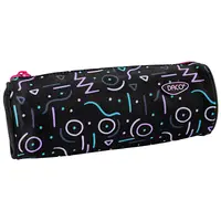 Penar tip etui, 1 fermoar, 21x7x7cm, Confetti, PE699, Daco