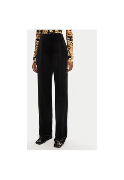 Pantaloni Dama - 305313508 - Poliester - Elastan - Negru - Negru