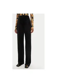 Pantaloni Dama - 305313508 - Poliester - Elastan - Negru - Negru