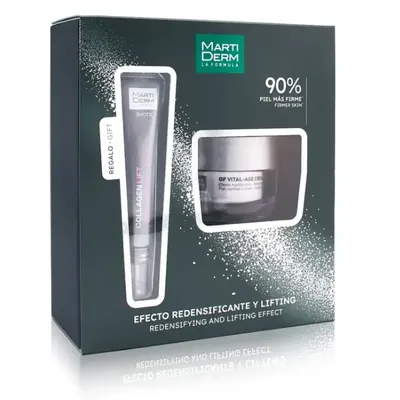 Trusa Platinum Crema Vital age piele normala + Gel Colagen Lift Shots Cadou 2025, Martiderm | 1 set