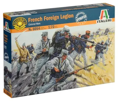 Figurine hobby Italeri Militare: Soldați – Legiunea Străină Franceză, 50 de figurine