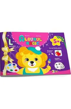 Albumul magic cu autocolante 5 ani+