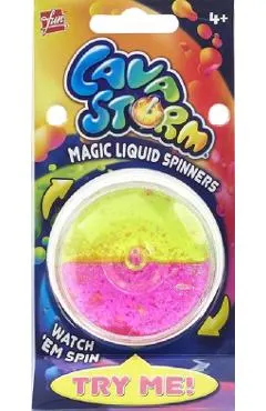 Titirez cu stralucire magica. Lava Storm roz si galben neon