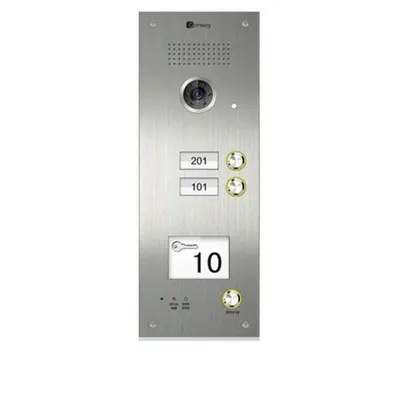 Videointerfon de exterior Genway 2313D-C, 2 familii, ingropat, vila