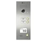 Videointerfon de exterior Genway 2313D-C, 2 familii, ingropat, vila