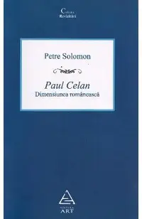 Paul Celan, dimensiunea romaneasca