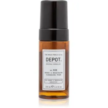 DEPOT 500 BEARD & MOUSTACHE SPECIFICS NO. 508 BEARD & MOUSTACHE CLEANSING FOAM spuma de curatat pentru barbă