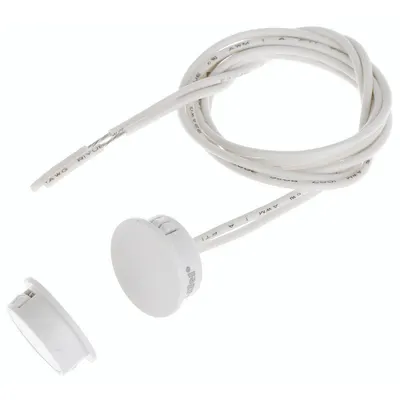 Contact magnetic Satel B-2FLF, incastrat, NO, alb