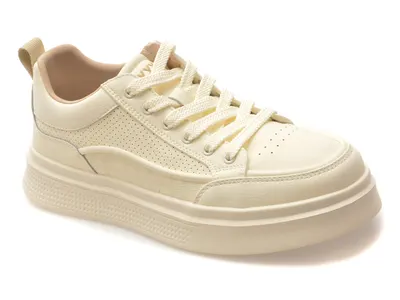 Pantofi sport GRYXX albi, 9253, din piele naturala