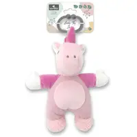 Jucarie de plus Unicorn Roz 22 cm zornaitoare 0 luni+