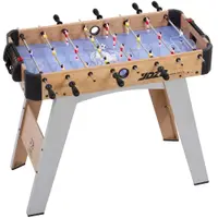 SPORTNOW Fotbal de Masă: Mini Masă de 89 cm, 2 Indicatoare Manuale de Scor, Mov | Aosom Romania