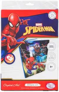 Caiet cu goblen cu diamante Craft Buddy - Spiderman