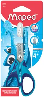 Foarfecă pentru copii Maped Essentials – Kids, albastră, 13 cm, asortiment