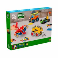 Set constructie Plus-Plus, 500 piese, Invata sa construiesti vehicule