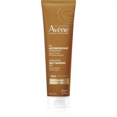 Avène Sun Hydrating Self-Tanning Gel gel autobronzant pentru fata si corp pentru toate tipurile de ten 100 ml