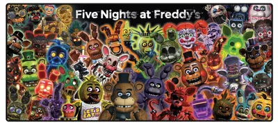 Mouse pad Pyramid Games: Five Nights at Freddy's – Characters (Glow)