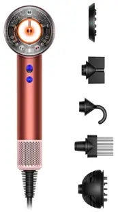 Uscător de păr Dyson - HD16 Supersonic Nural, 1600W, 3 viteze, StrBz/BhPk