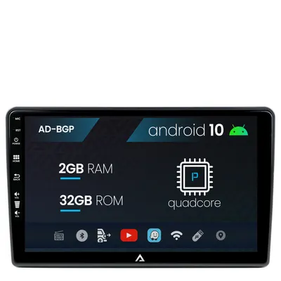Navigatie Citroen Berlingo (2008-2019), Android, P-Quadcore 1GB RAM + 16GB ROM, 9 Inch - AD-BGP9001+AD-BGR001UNI