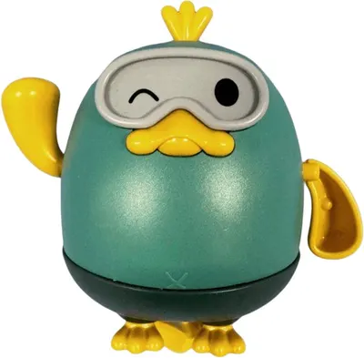 Jucărie de baie Raya Toys – Pui plutitor, verde
